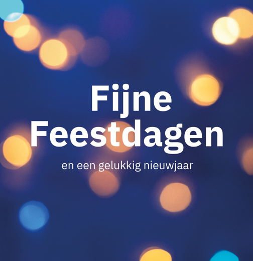 Fijne feestdagen en een gelukkig 2025